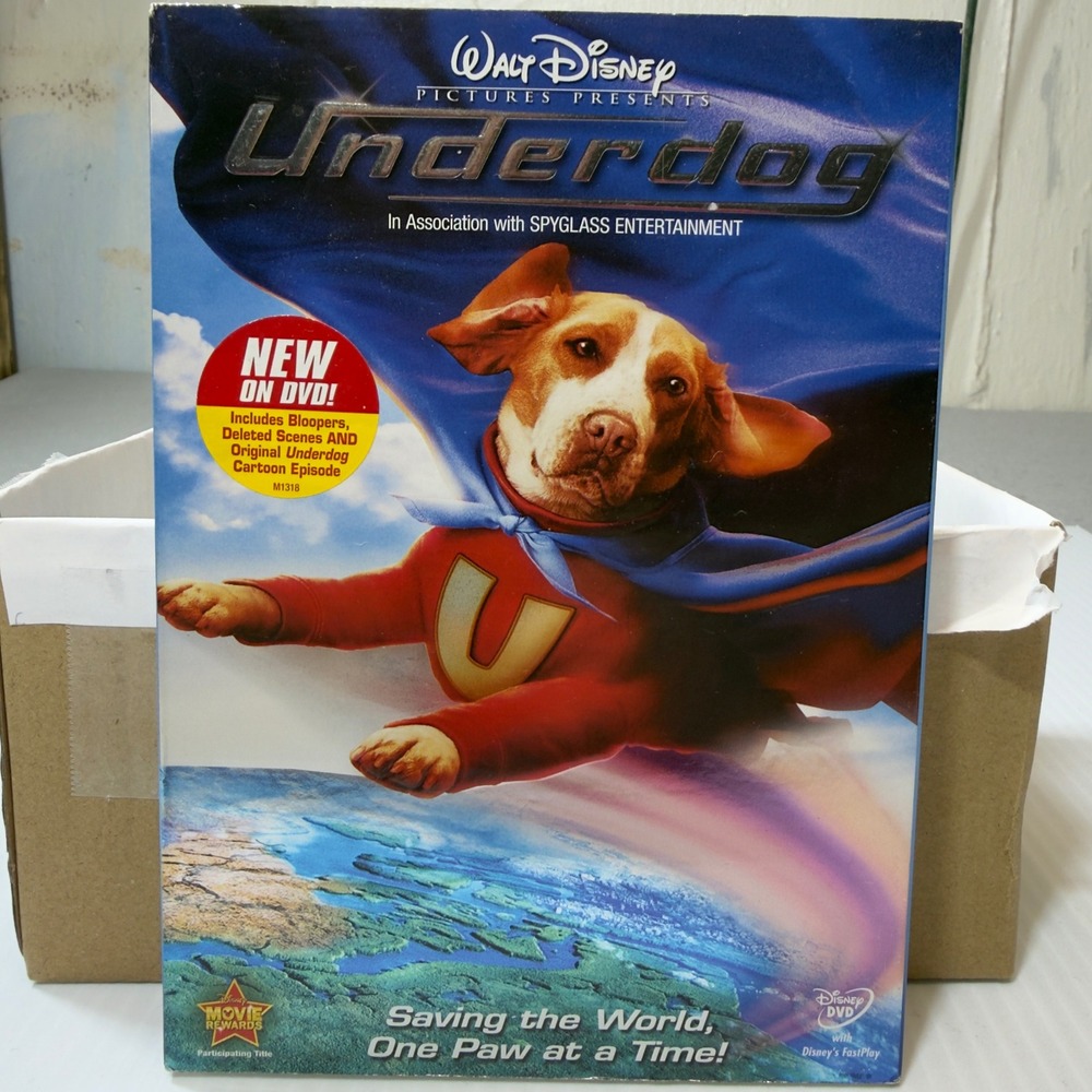 Disney Underdog DVD 07 Live Action Movie Peter Dinklage Jason Lee PG Kids Family